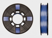 PLA пластик MakerBot, 1.75 мм, синий прозрачный, 220 гр.