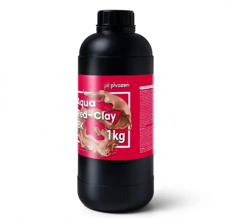 Фотополимерная смола Phrozen Aqua 8K Red-Clay, красная глина, 1 кг