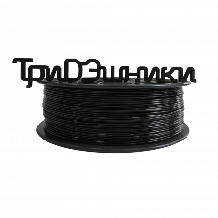 PETG пластик ТриДЭшники, 1,75 мм, черный, 1 кг