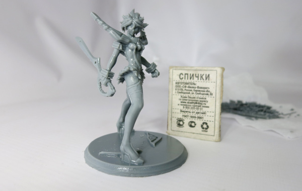 картинка Фотополимер Flashforge Standard, серый, 500 мл