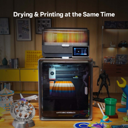 Изображение 3D принтер Anycubic Kobra S1 Combo который можно купить в интернет-магазине 3DSYSTEM в Санкт-Петербурге